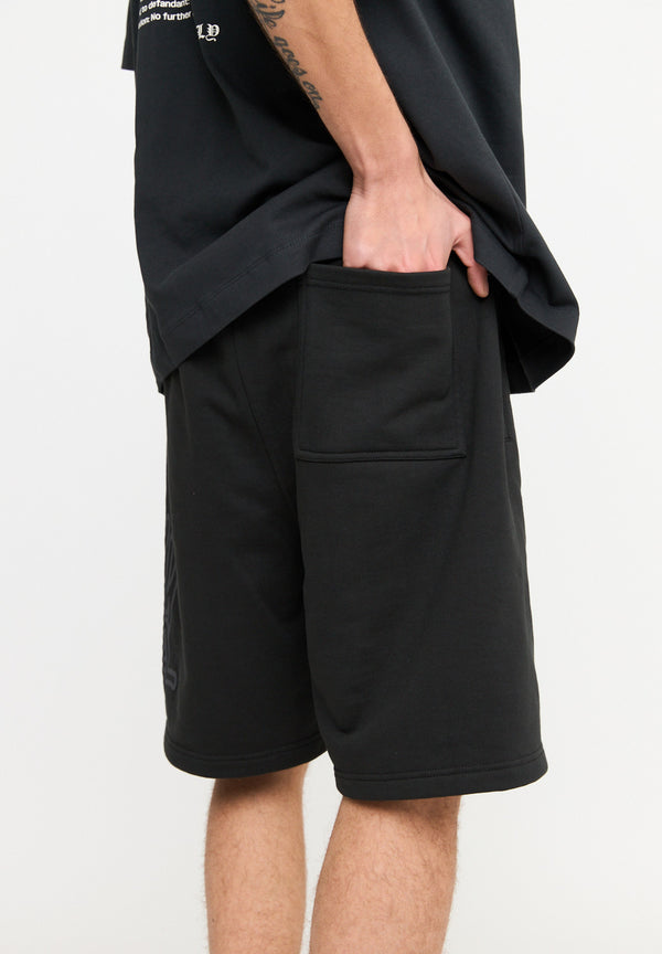 Multiply Spparel Shorts ANXIETY Black Soda Washed