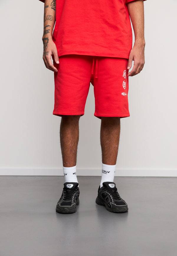 Multiply Spparel Shorts CONVICT Flame Scarlet