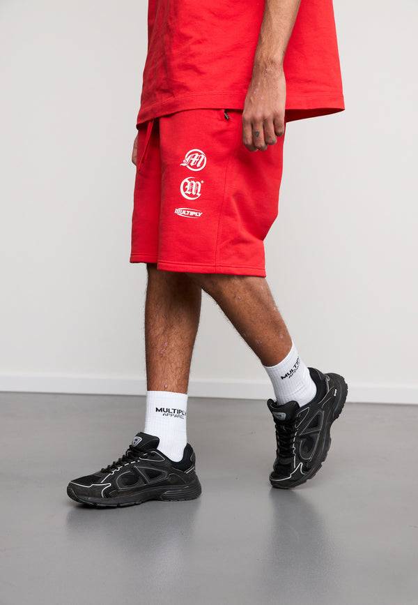 Multiply Spparel Shorts CONVICT Flame Scarlet
