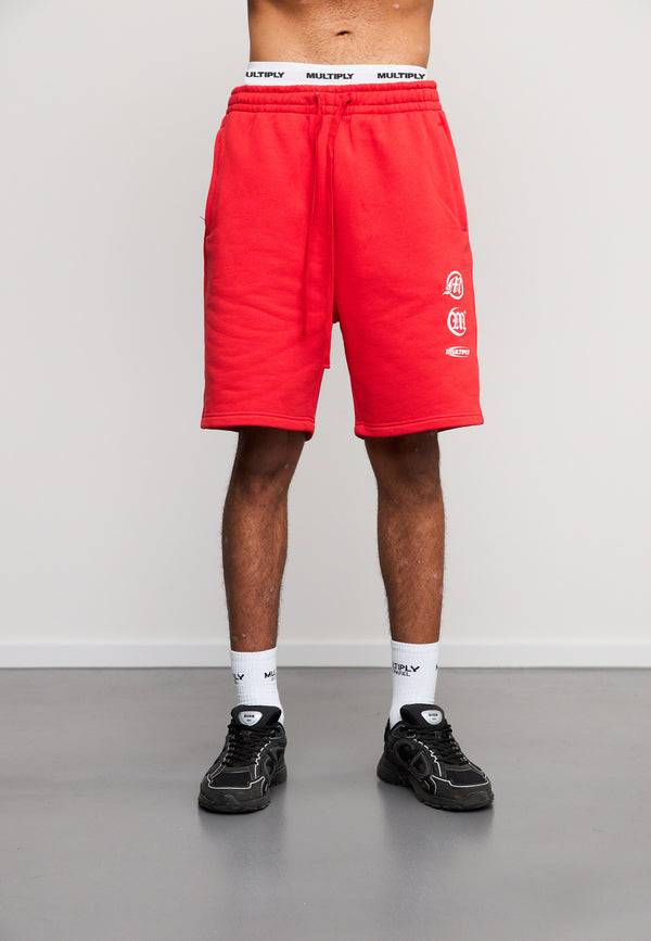 Multiply Spparel Shorts CONVICT Flame Scarlet