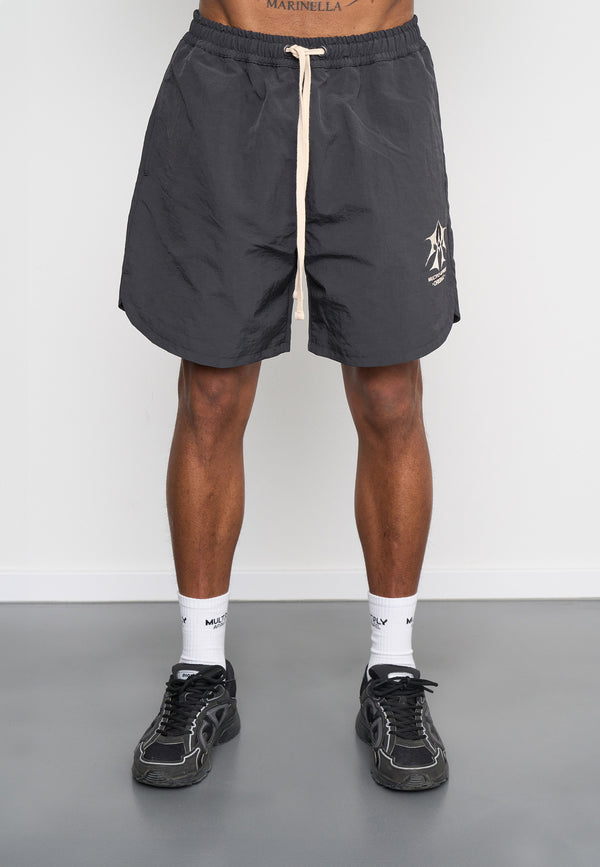Multiply Spparel Woven Shorts SKETCH Black Soda