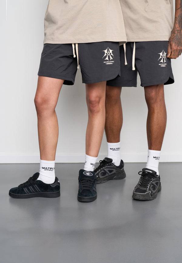 Multiply Spparel Woven Shorts SKETCH Black Soda