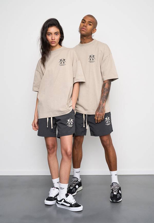 Multiply Spparel Woven Shorts SKETCH Black Soda