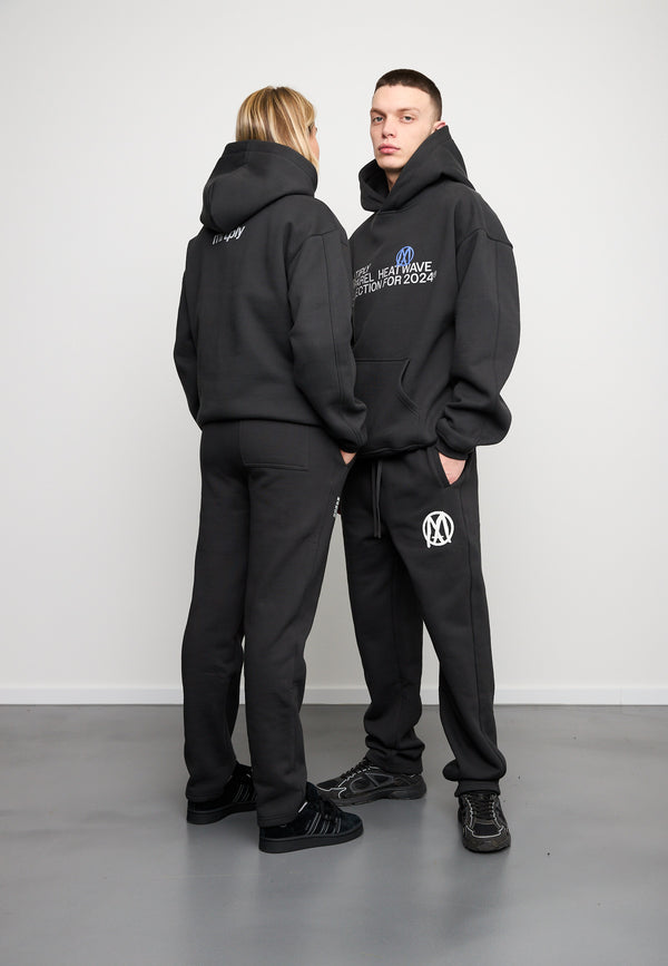 Multiply Spparel Oversize Hoodie APPAREL HEAT Black Soda Washed