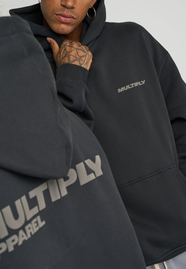 Multiply Spparel Oversize Hoodie BASIQUE Black Soda
