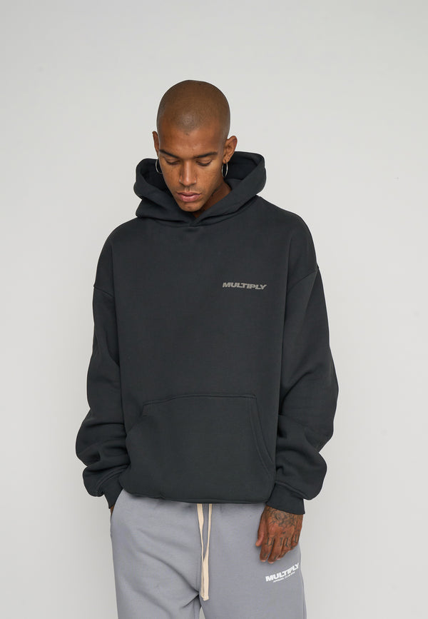 Multiply Spparel Oversize Hoodie BASIQUE Black Soda