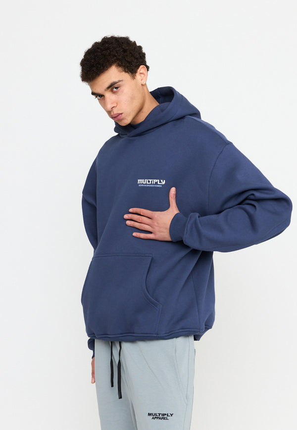 Multiply Spparel Oversize Hoodie BROKEN IDENTITY Night Shadow