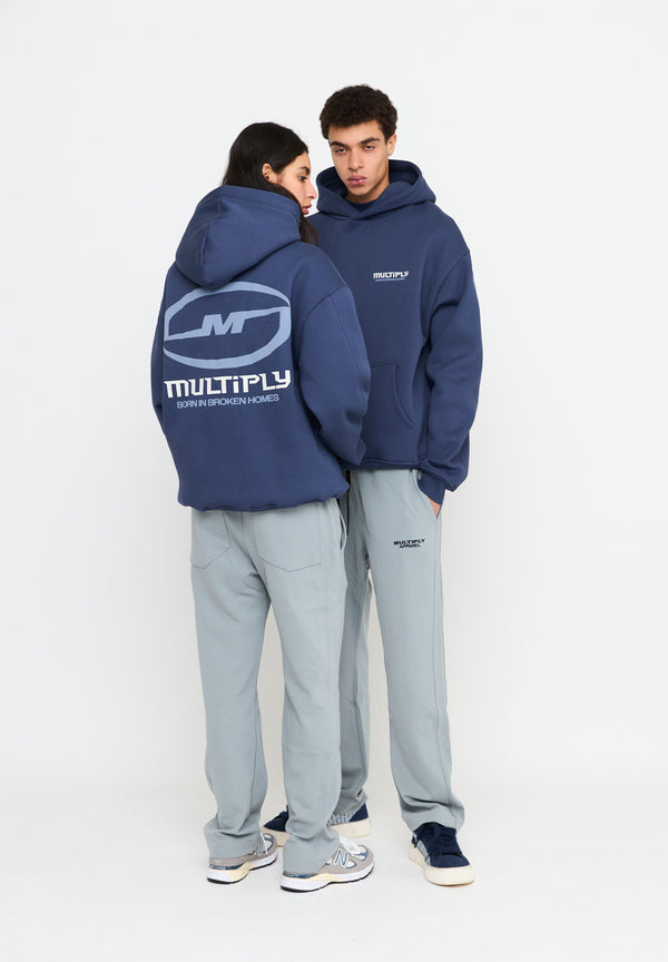 Multiply Spparel Oversize Hoodie BROKEN IDENTITY Night Shadow