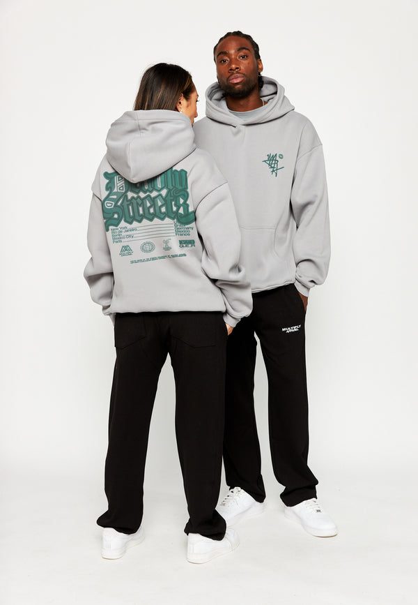 Multiply Spparel Oversize Hoodie DEADLY Ultimate Grey