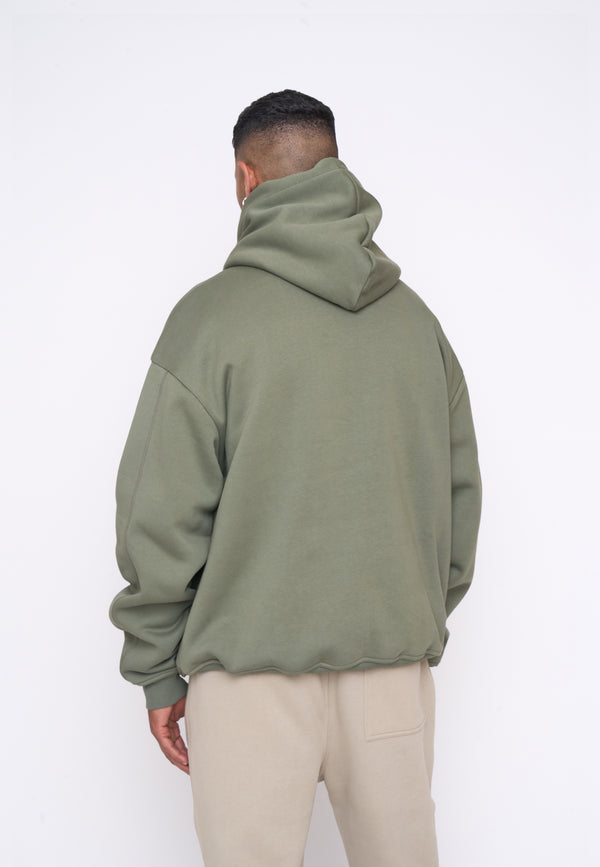 Multiply Spparel Oversize Hoodie DRIBBLE Four Leaf Clover