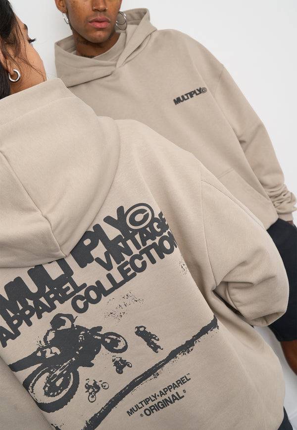 Multiply Spparel Oversize Hoodie DUST Vintage Khaki
