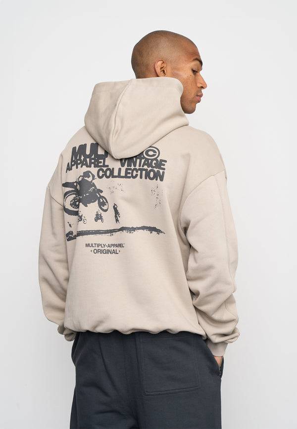 Multiply Spparel Oversize Hoodie DUST Vintage Khaki