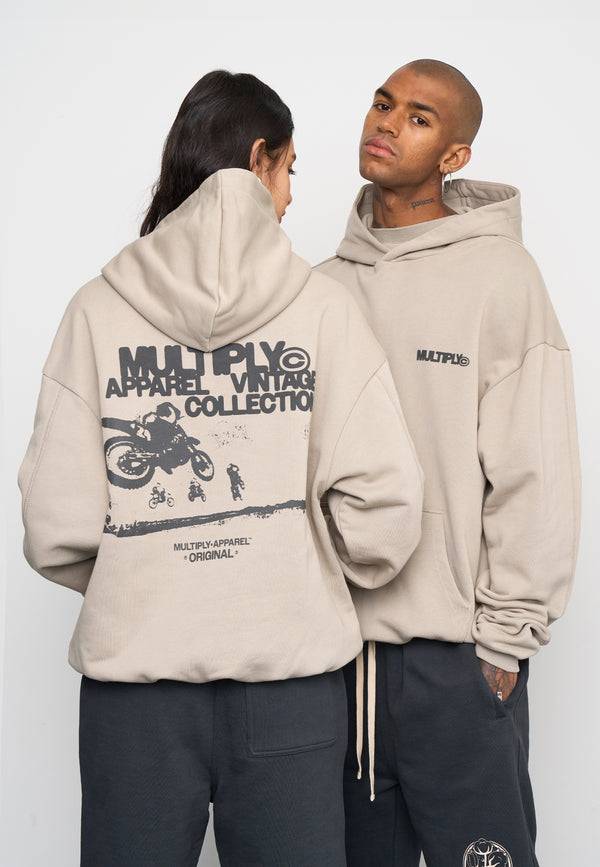 Multiply Spparel Oversize Hoodie DUST Vintage Khaki