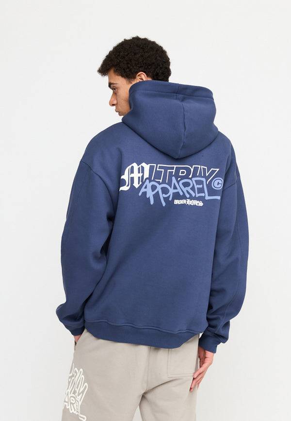 Multiply Spparel Oversize Hoodie FIGHT Night Shadow