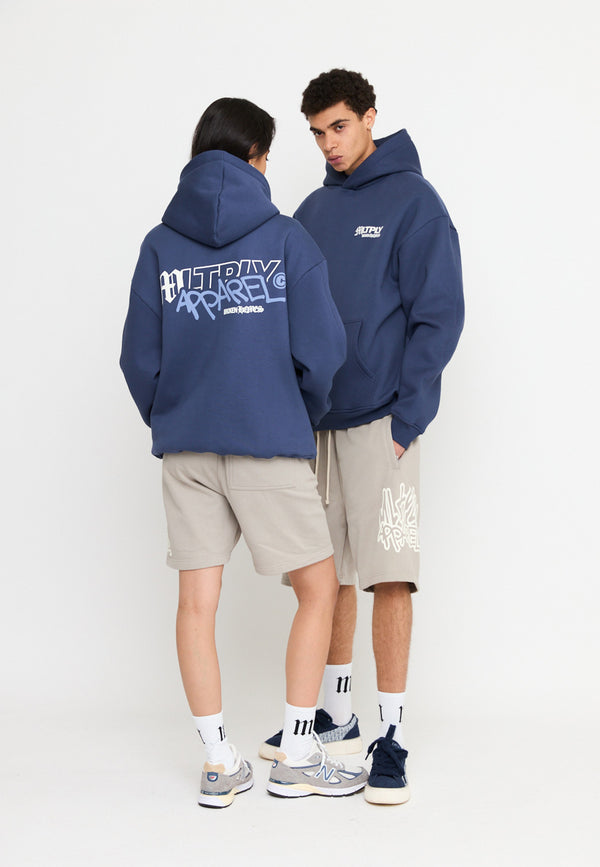 Multiply Spparel Oversize Hoodie FIGHT Night Shadow