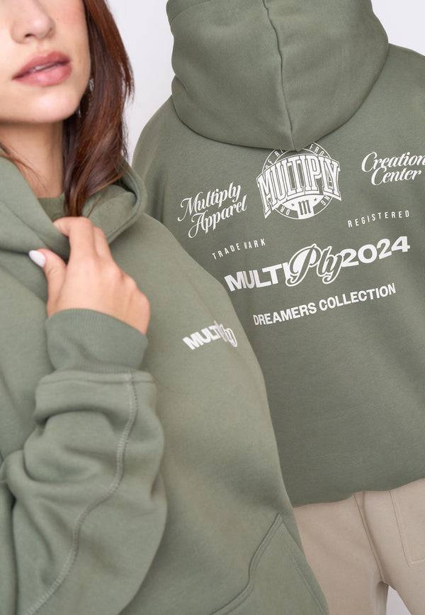 Multiply Spparel Oversize Hoodie MATCH Four Leaf Clover