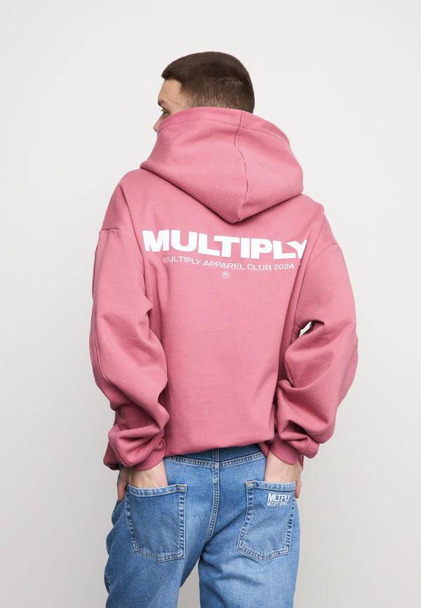 Multiply Spparel Oversize Hoodie MULTIPLY Rose Wine