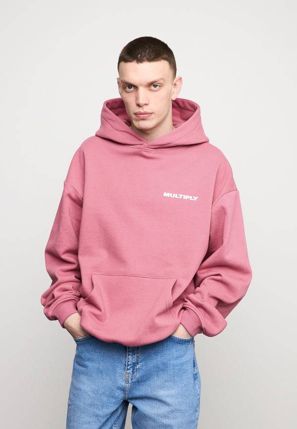 Multiply Spparel Oversize Hoodie MULTIPLY Rose Wine
