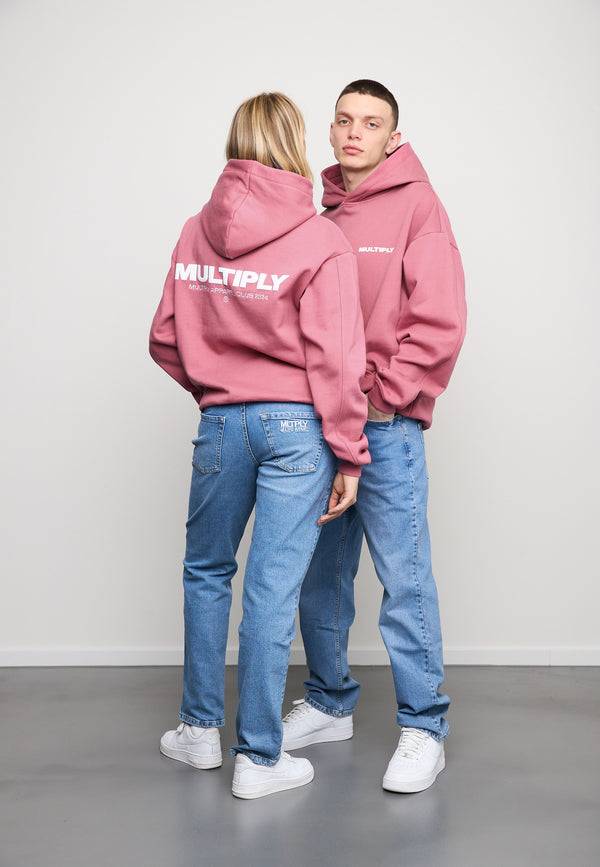 Multiply Spparel Oversize Hoodie MULTIPLY Rose Wine