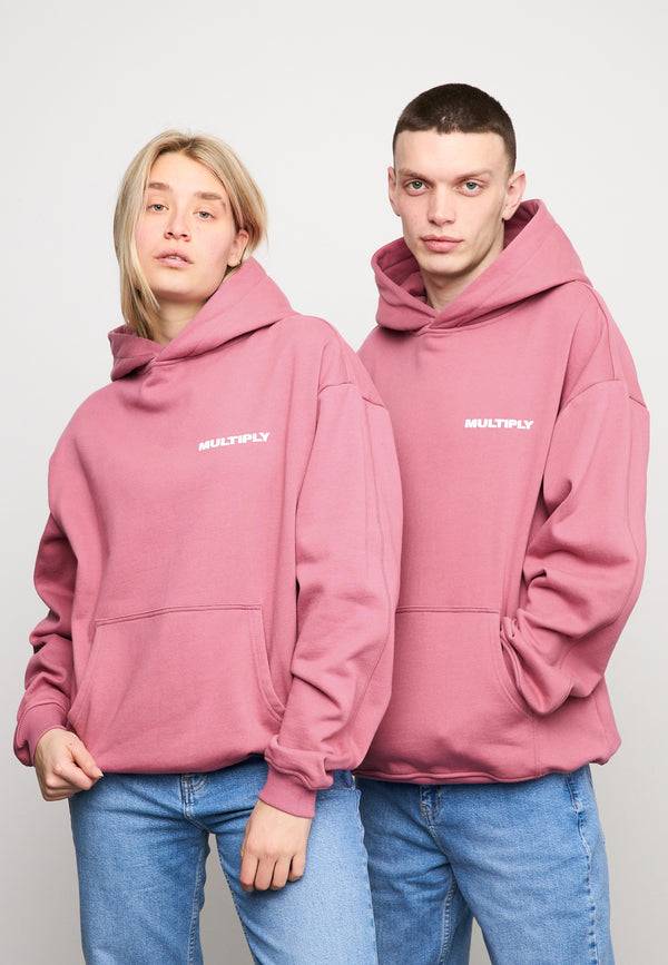 Multiply Spparel Oversize Hoodie MULTIPLY Rose Wine