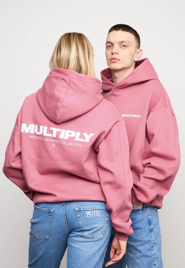 Multiply Spparel Oversize Hoodie MULTIPLY Rose Wine