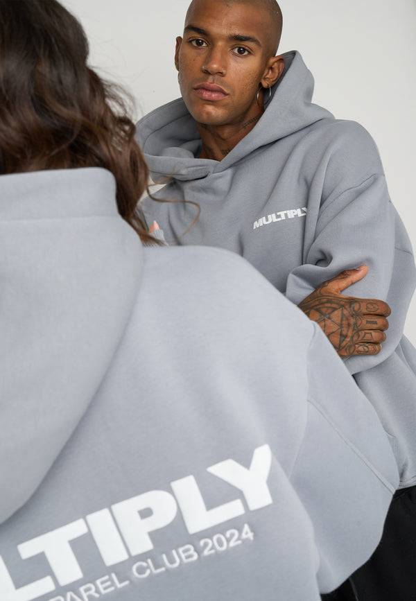 Multiply Spparel Oversize Hoodie MULTIPLY Ultimate Grey