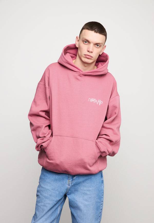 Multiply Spparel Oversize Hoodie OVERHEATING Rose Wine