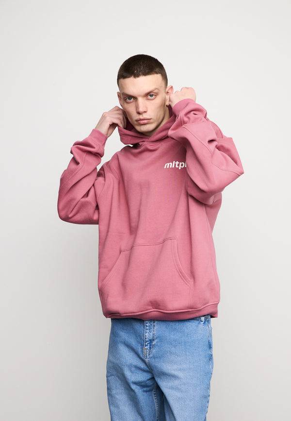 Multiply Spparel Oversize Hoodie SUMMER HEAT Rose Wine