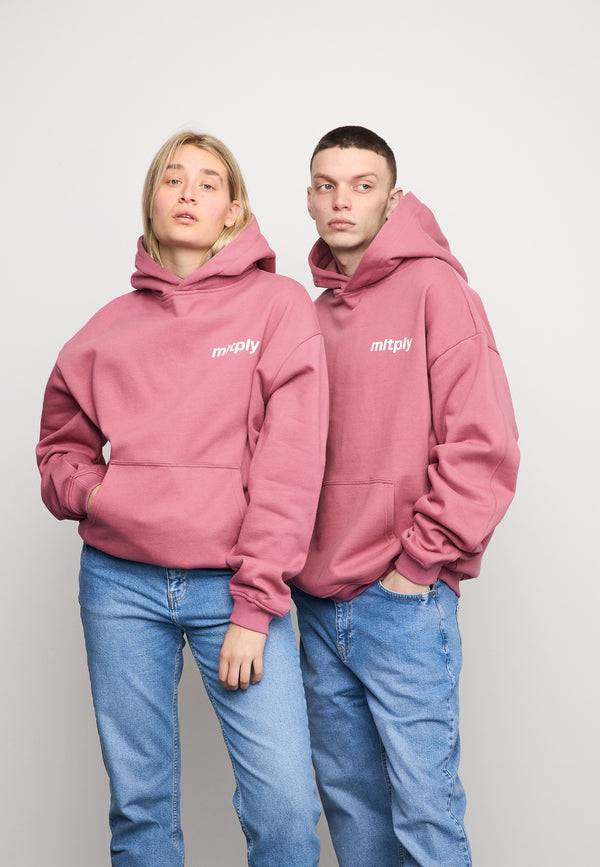 Multiply Spparel Oversize Hoodie SUMMER HEAT Rose Wine