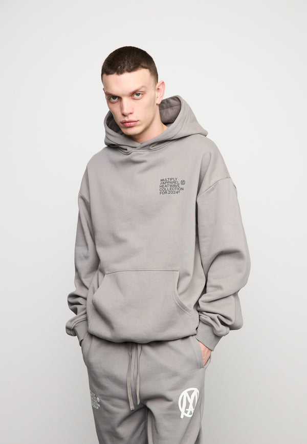 Multiply Spparel Oversize Hoodie TEMPERATURE Moon Mist