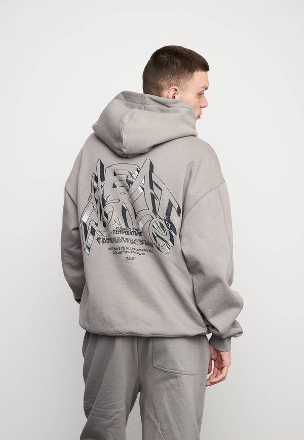 Multiply Spparel Oversize Hoodie TEMPERATURE Moon Mist