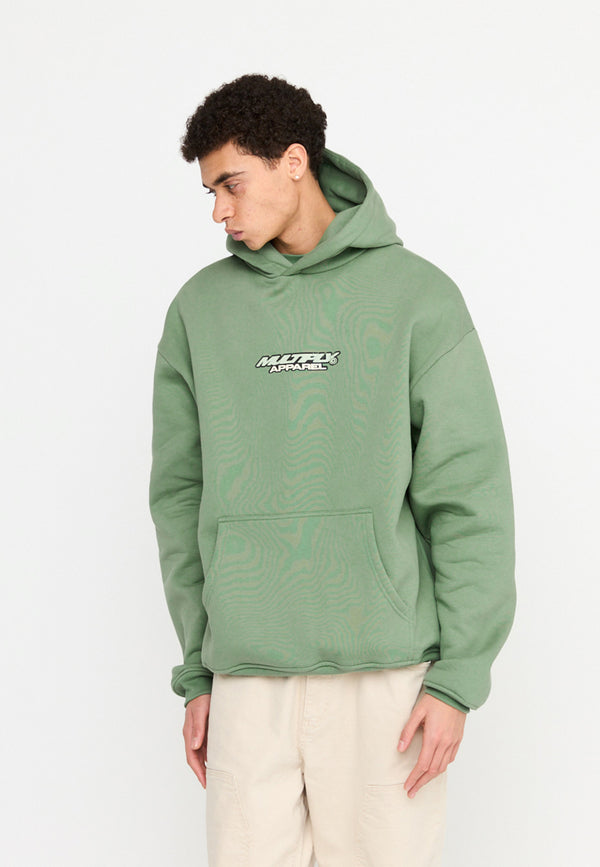 Multiply Spparel Oversize Hoodie TRAUMA Hedge Green