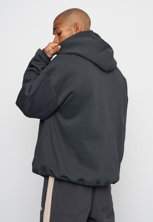 Multiply Spparel Oversize Hoodie VINTAGE Black Soda Washed