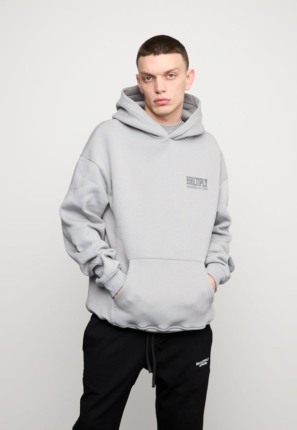 Multiply Spparel Oversize Hoodie WRONGLY Ultimate Grey