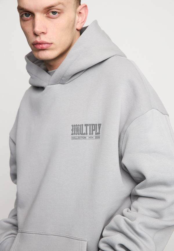 Multiply Spparel Oversize Hoodie WRONGLY Ultimate Grey
