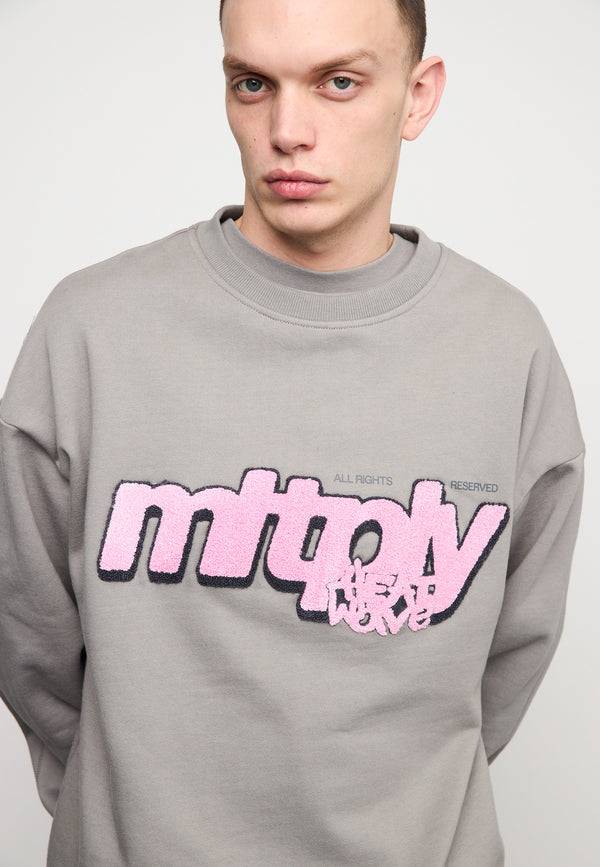 Multiply Spparel Oversize Sweatshirt CLIMATE Moon Mist