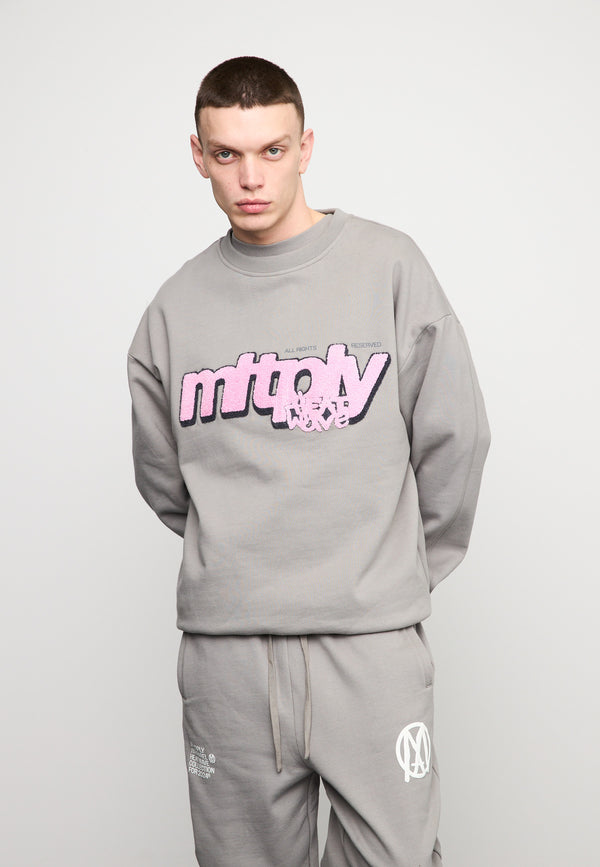 Multiply Spparel Oversize Sweatshirt CLIMATE Moon Mist