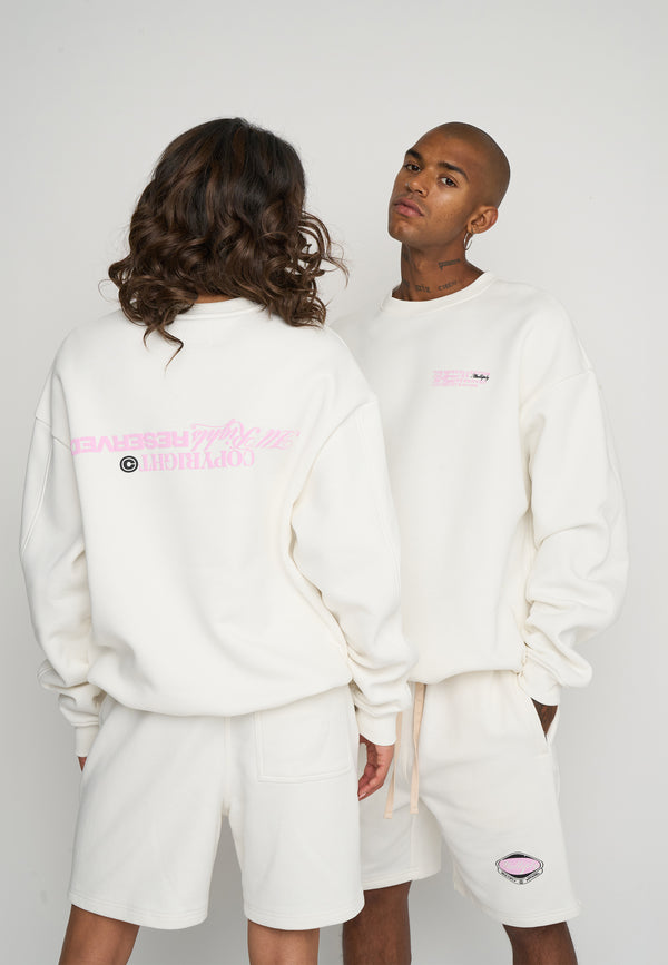 Multiply Spparel Oversize Sweatshirt RESERVED Snow White