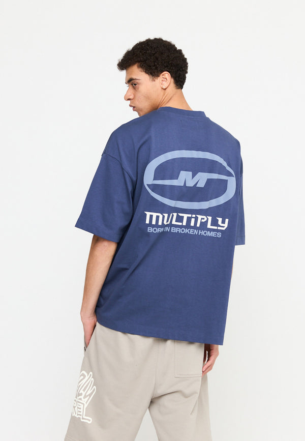 Multiply Spparel Oversize T-Shirt BROKEN IDENTITY Night Shadow