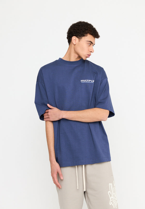 Multiply Spparel Oversize T-Shirt BROKEN IDENTITY Night Shadow