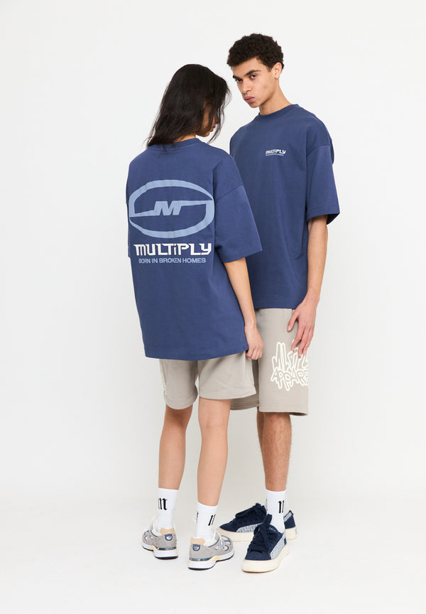 Multiply Spparel Oversize T-Shirt BROKEN IDENTITY Night Shadow