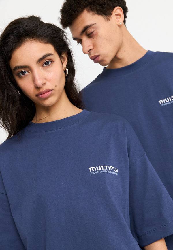 Multiply Spparel Oversize T-Shirt BROKEN IDENTITY Night Shadow