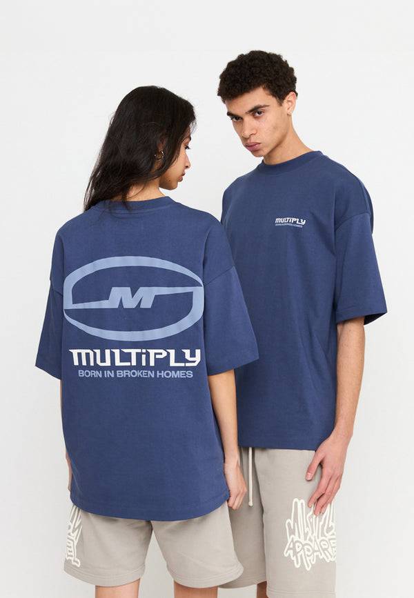 Multiply Spparel Oversize T-Shirt BROKEN IDENTITY Night Shadow