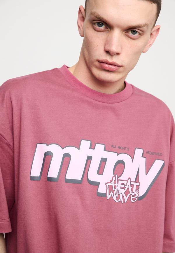 Multiply Spparel Oversize T-Shirt CLIMATE Rose Wine