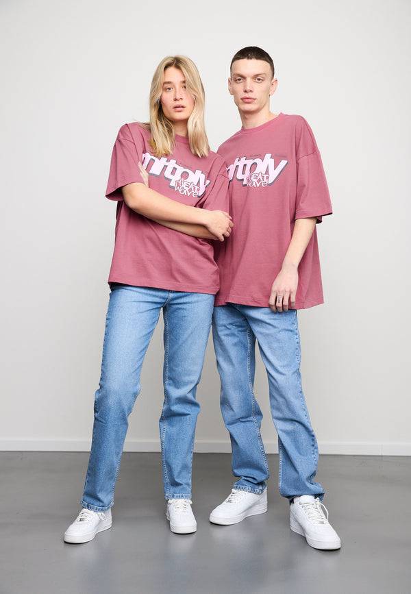 Multiply Spparel Oversize T-Shirt CLIMATE Rose Wine