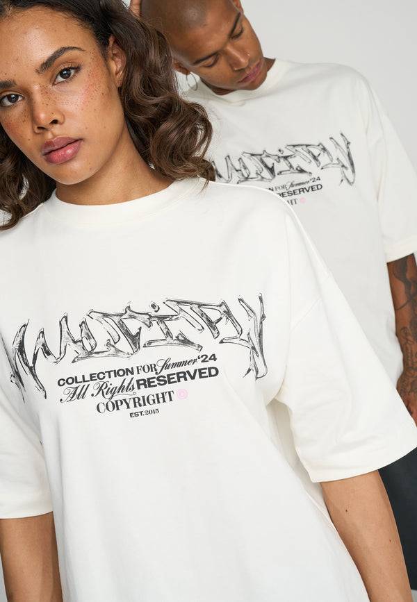 Multiply Spparel Oversize T-Shirt COMPANY Snow White