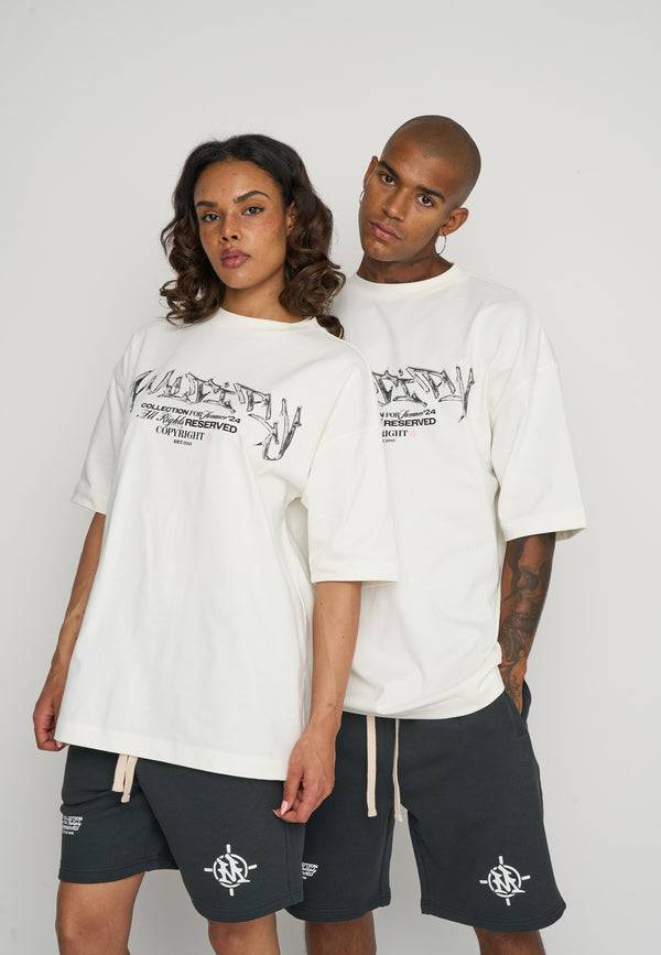 Multiply Spparel Oversize T-Shirt COMPANY Snow White