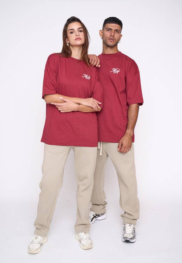 Multiply Spparel Oversize T-Shirt COMPETITION Ruby Wine