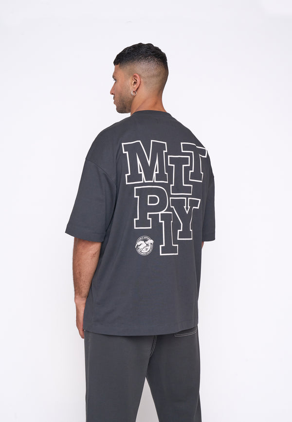 Multiply Spparel Oversize T-Shirt ELISION Black Soda