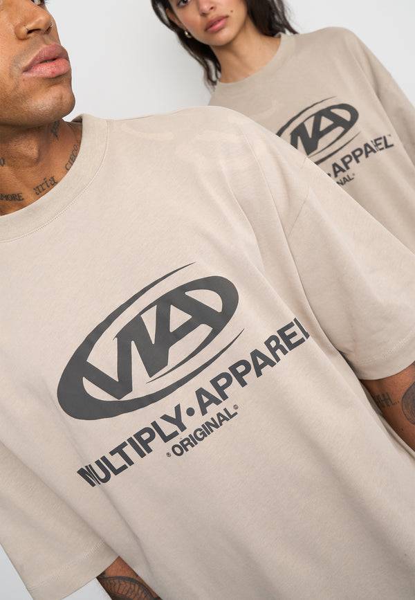 Multiply Spparel Oversize T-Shirt GRIND Vintage Khaki